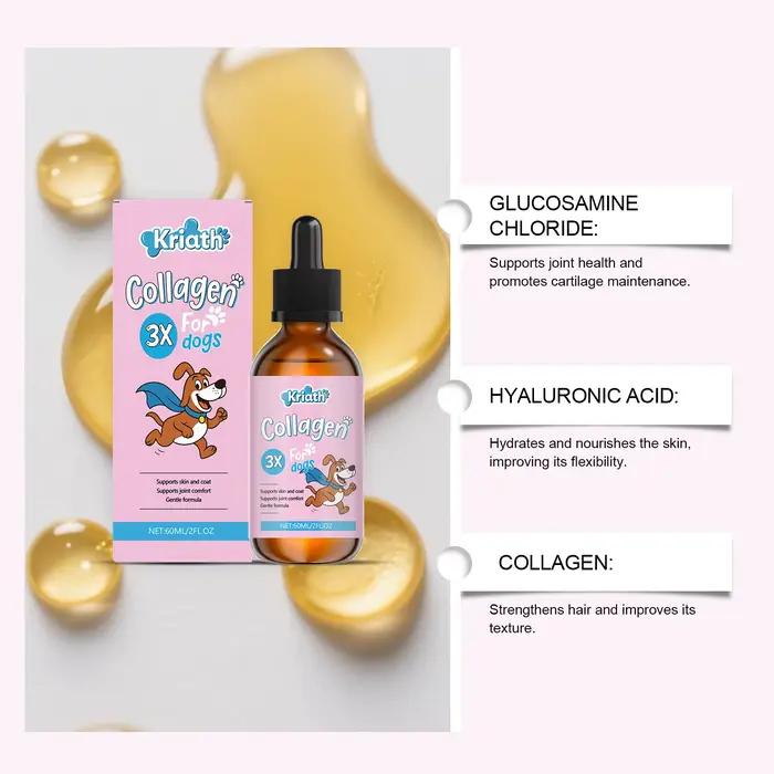 Gouttes de collagène pour chien 60 ml