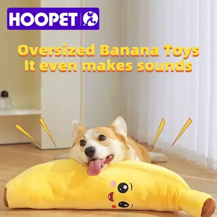 HOOPET Jouet de dentition interactif en peluche pour chiots : aide à la mâcher douce