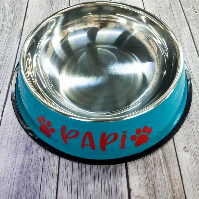 Bol personnalisé en acier inoxydable pour chien