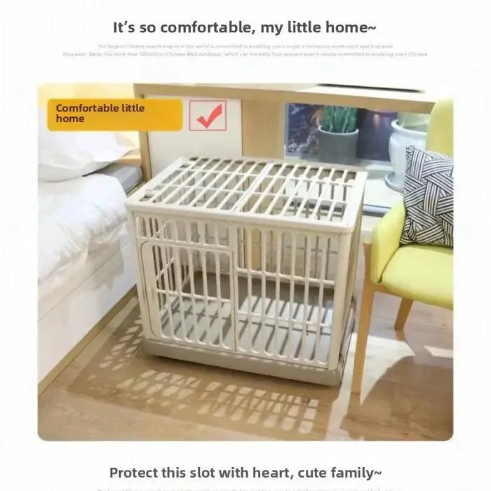 Caisse intérieure en résine pour chien