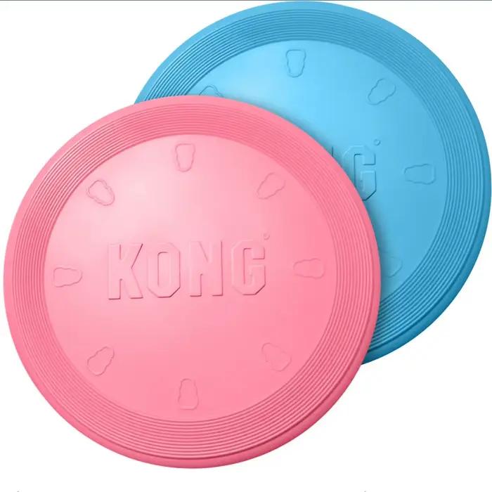 KONG-Jouet pour chiot, jouet pour chien, bleu/rose