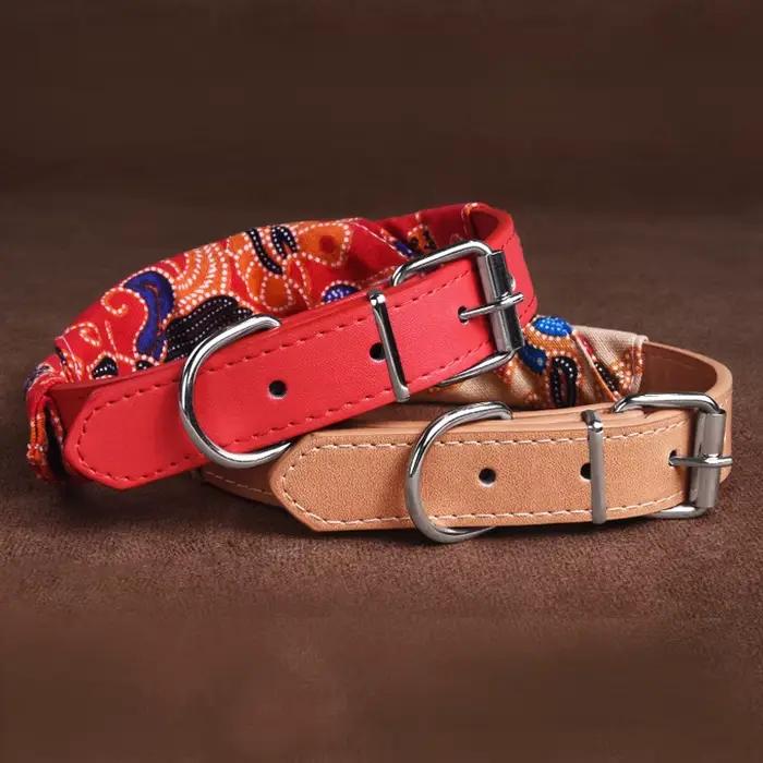 Collier en cuir PU adapté aux chats et aux chiens
