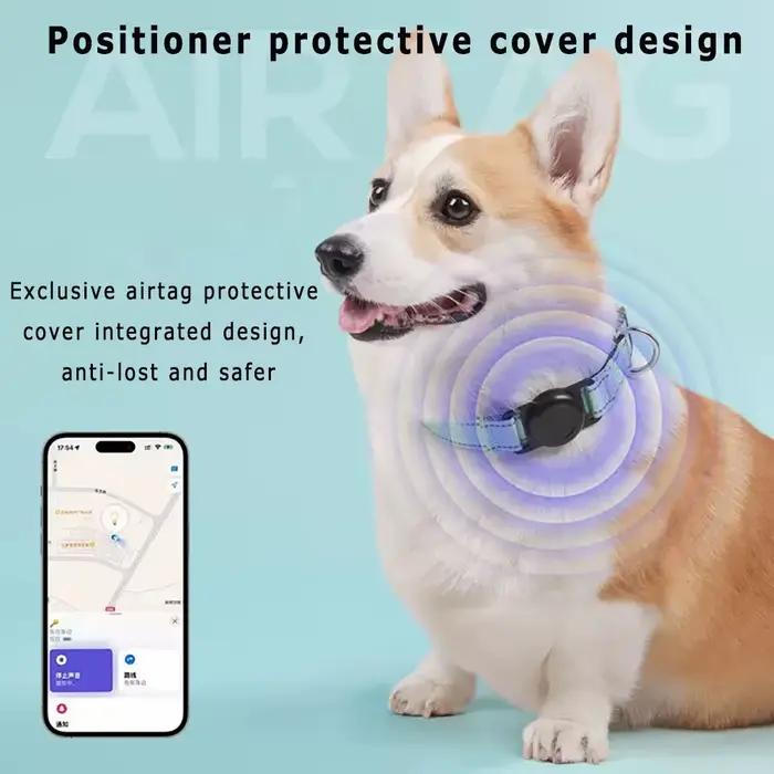 Collier pour chien avec support AirTag