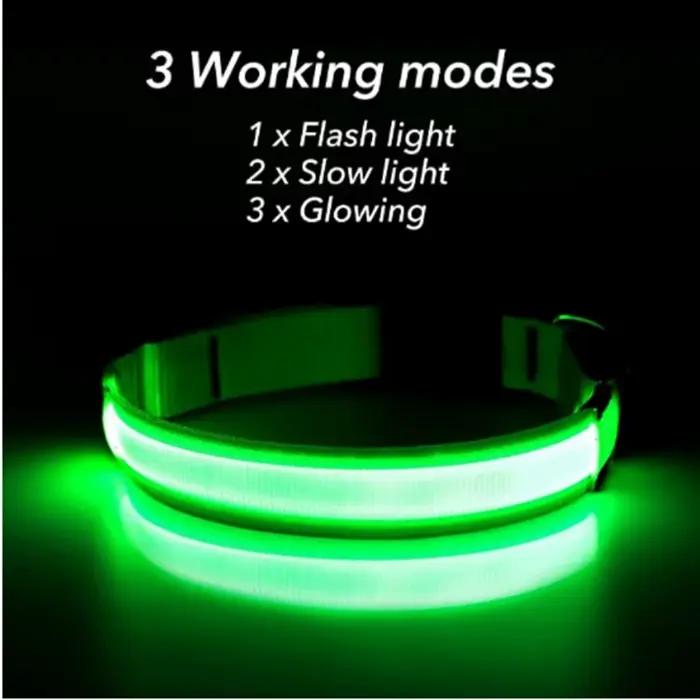 Collier lumineux rechargeable par USB