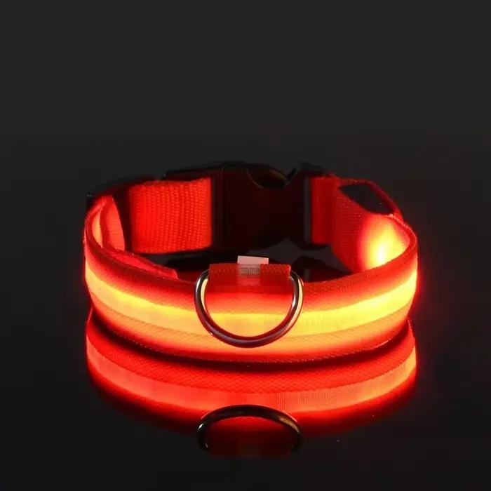 Collier pour chien en nylon LED