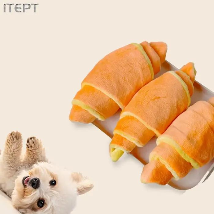 Jouet en peluche pour chien Croissant
