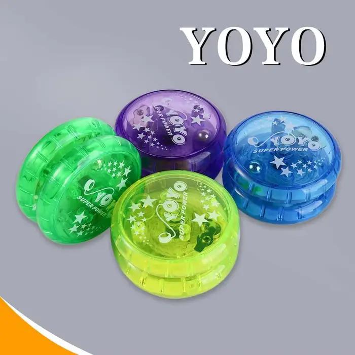 Boule Yoyo magique clignotante, haute vitesse, lumineuse avec lumière LED, pour garçons et filles, jouet classique pour enfants