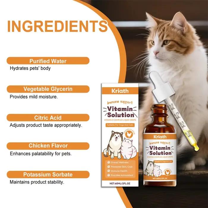 Complexe de vitamines B pour chiens et chats