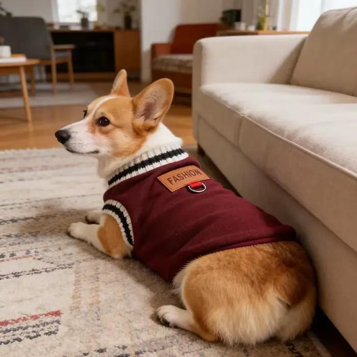 Vêtements en tricot pour chien