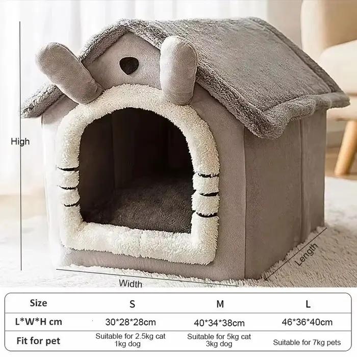 Nichoir d'intérieur chaud pour chien