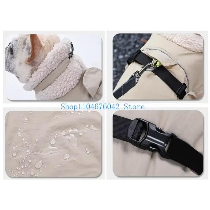 Manteau pour chien à col haut 5asd