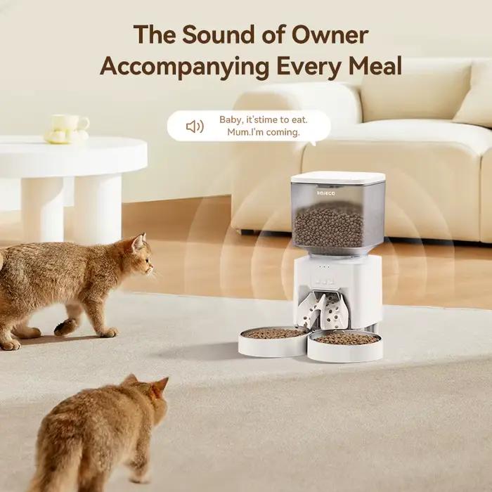 ROJECO 4.5L mangeoire automatique pour chien Version WIFI distributeur de croquettes de nourriture pour chat