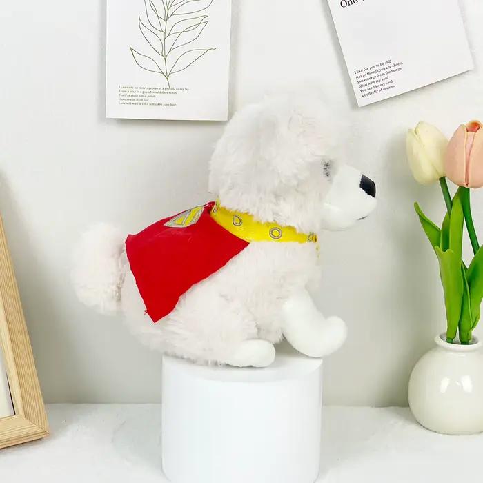 Jouet en peluche chien Superman Underdog peluche dessin animé Animal en peluche poupée jouets décor de chambre enfants cadeau de noël pour les Fans cadeau