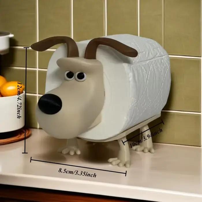 Support de toilette pour chiot, décoration d'intérieur, accessoire de salle de bain, rangement adapté aux toilettes, aux salles de bain, aux cuisines, aux salons, cadeau unique
