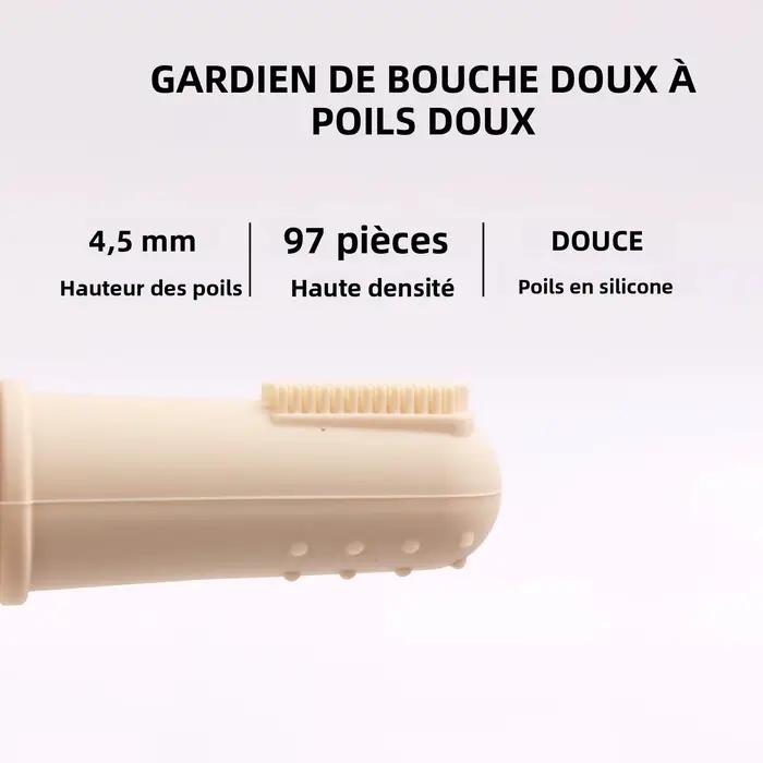 Brosse à dents en Silicone pour animaux de compagnie