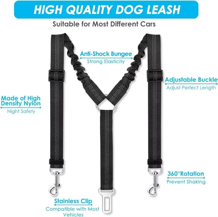 Ceinture de sécurité réglable pour chien