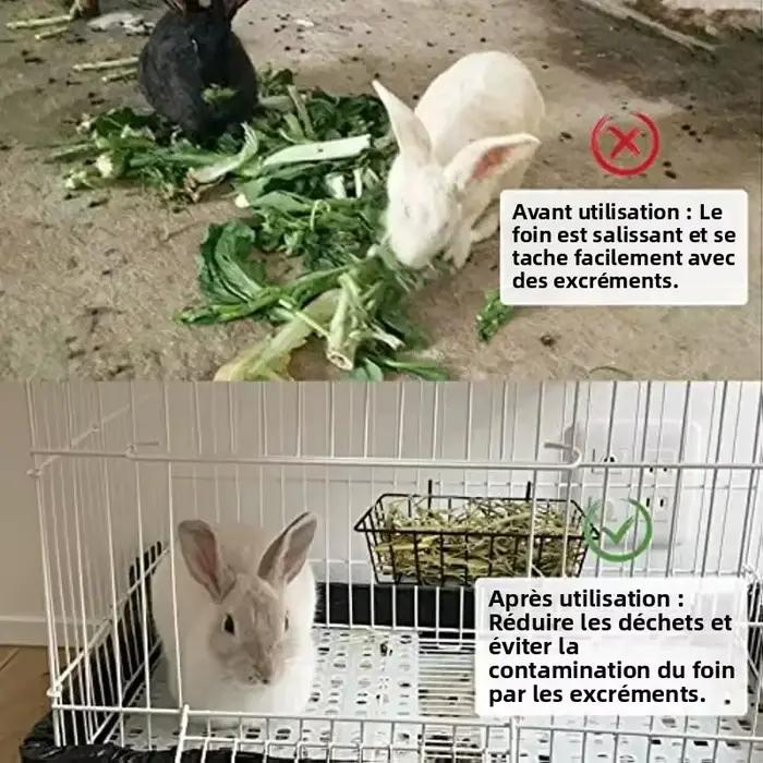 Panier à herbe pour lapins
