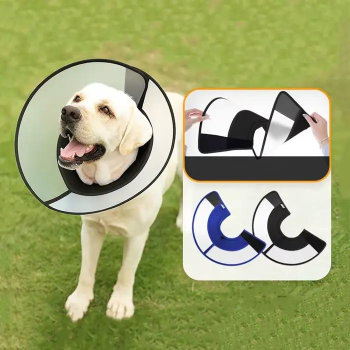 Collier élisabéthain respirant pour chien