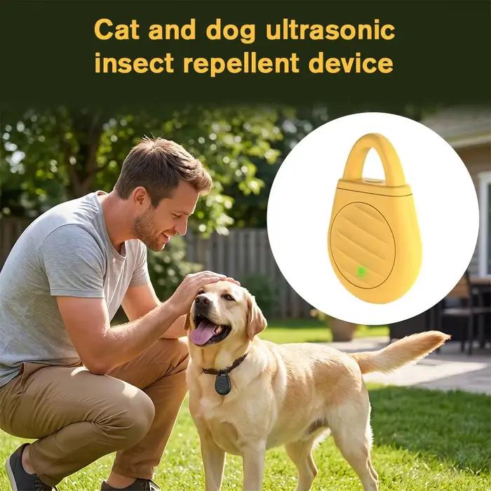 Collier anti-puces et anti-tiques à ultrasons pour chiens et chats