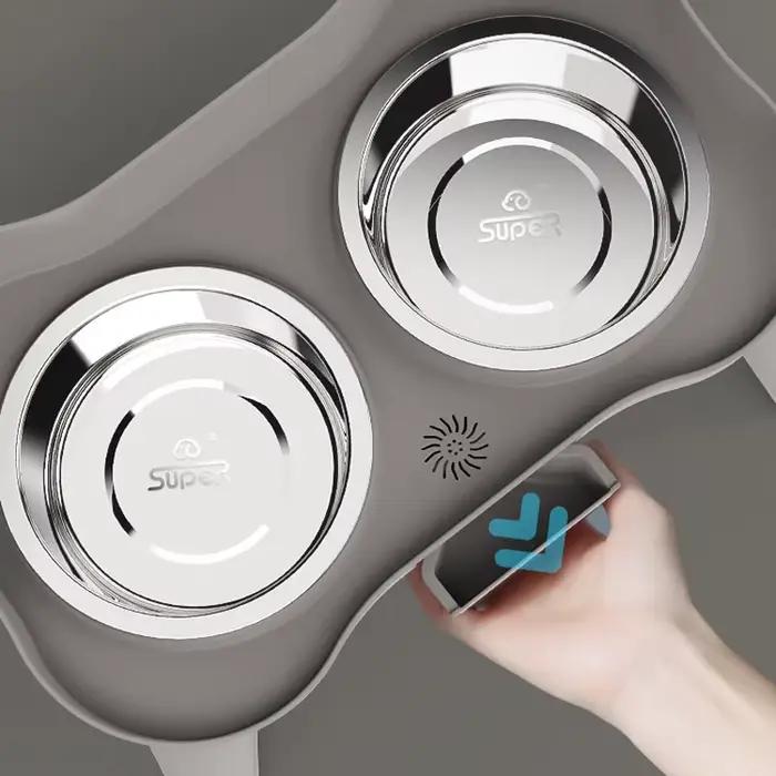 Bol pour animaux de compagnie en acier inoxydable