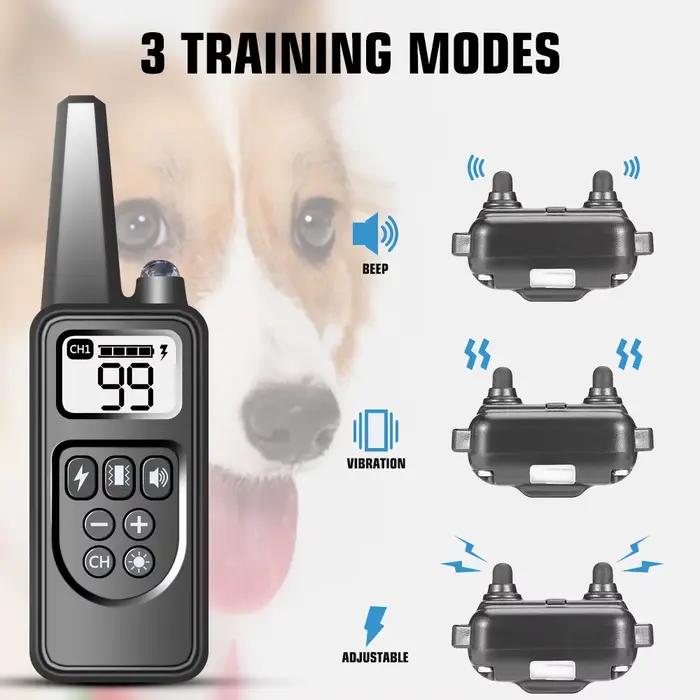 Collier de dressage électrique pour chien