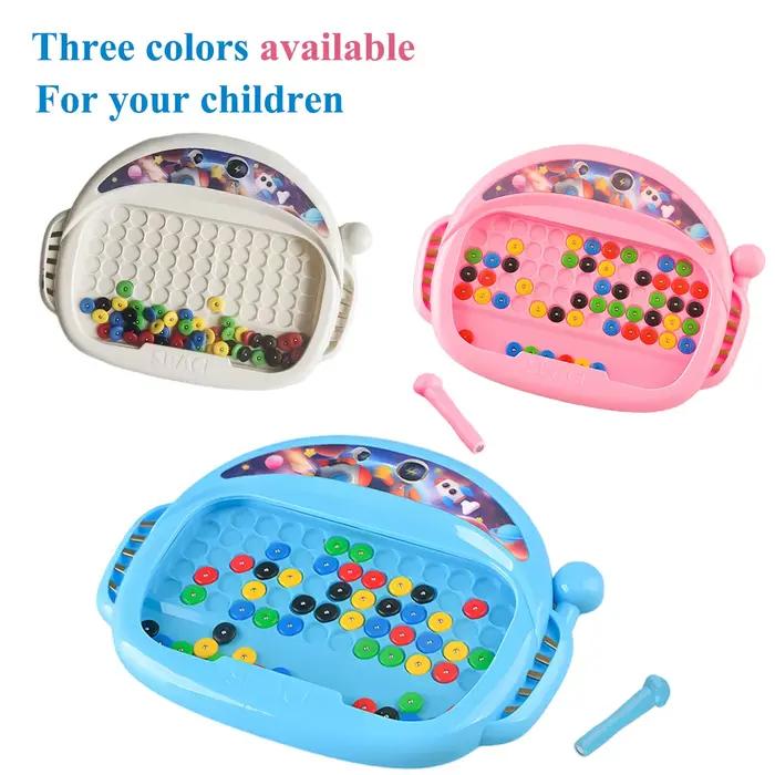 Tableau magnétique pour enfants avec stylo et perles