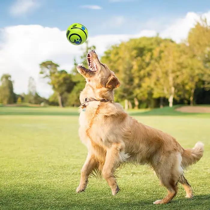 Jouet pour chien Wobble Wag Giggle Ball pour obtenir