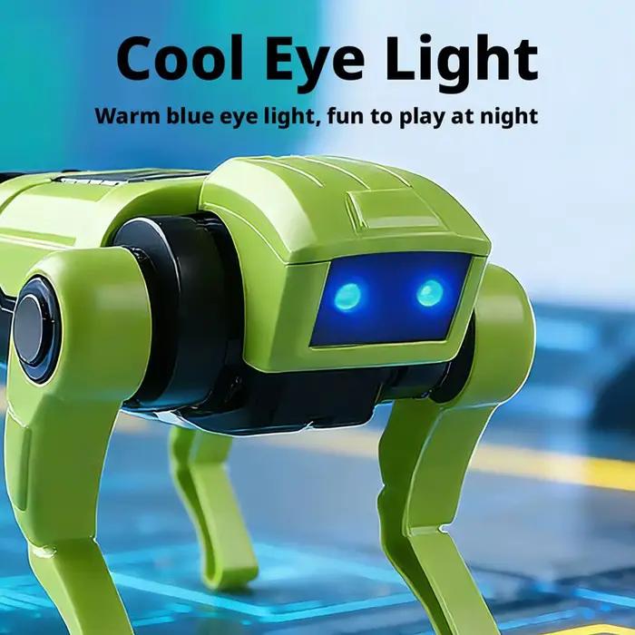 Chien robot interactif pour enfants, jouet de simulation de chien marchant, conception bionique, enseignement scientifique, modèle à assembler soi-même