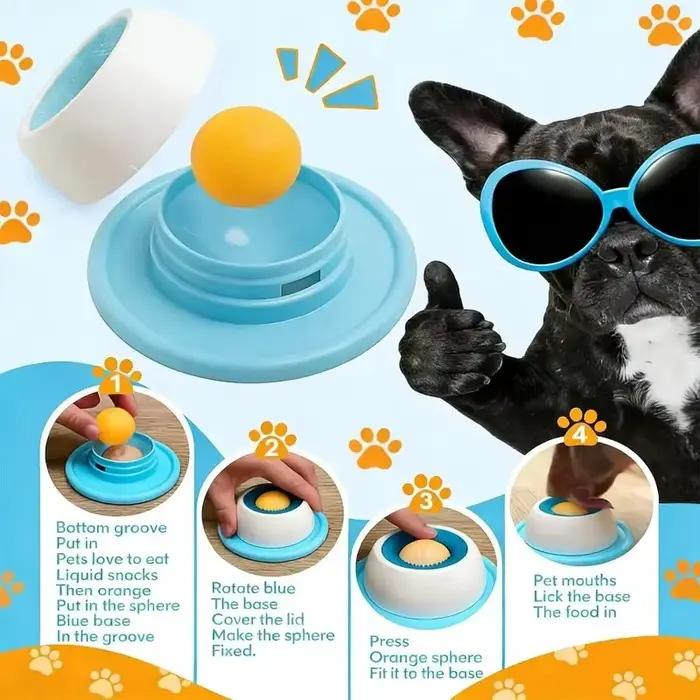Tapis de léchage interactif pour animaux de compagnie
