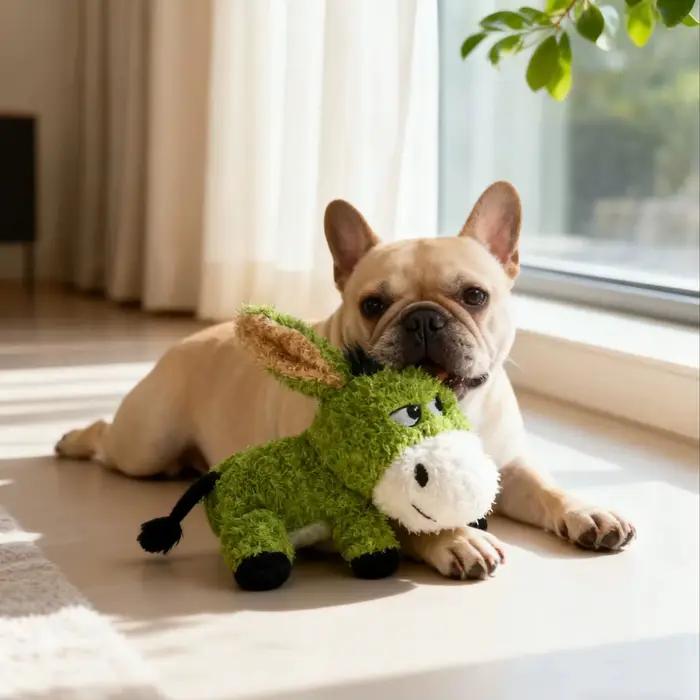 Jouet interactif pour chien résistant à la mastication