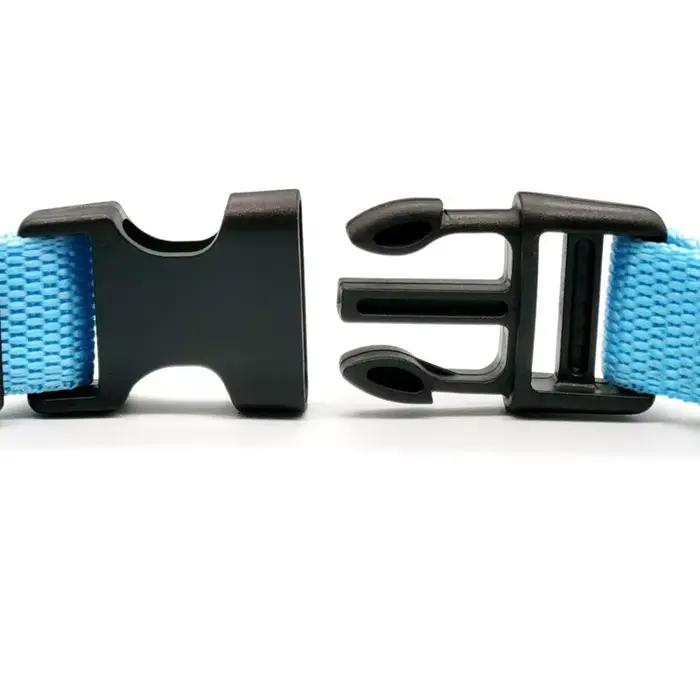 Collier de chien réglable en nylon avec clip