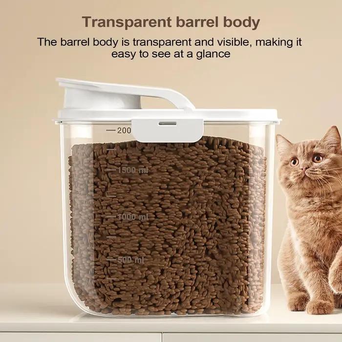 Récipient de stockage des aliments pour animaux de compagnie 2L