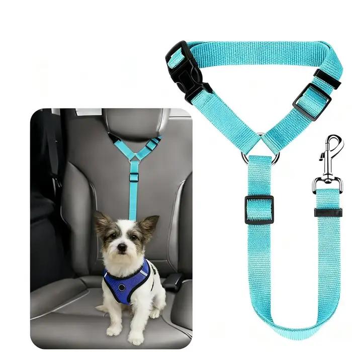Ceinture de sécurité réglable pour chien avec boucle