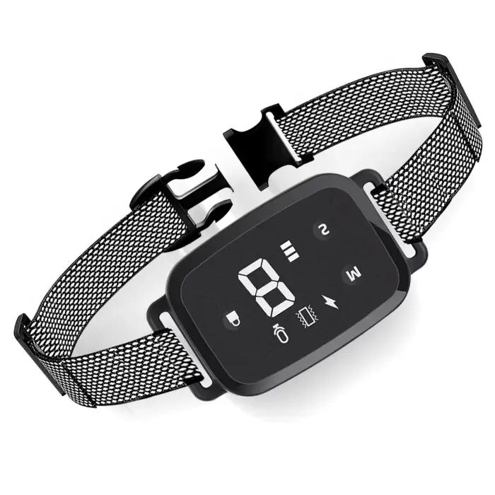 Intelligent Collier de Dressage de Chien Électrique Ultrasonique IP 67 Imperméable Anti-Aboiement Colliers USB