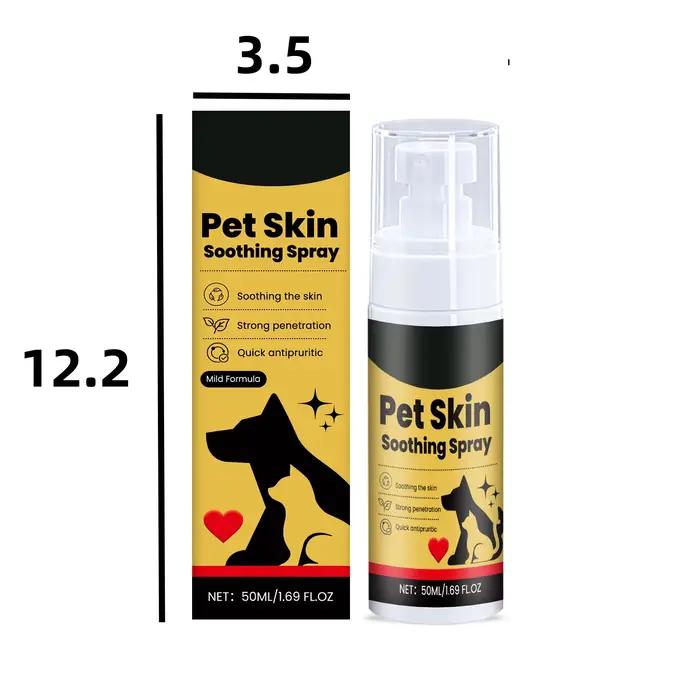 Nouveau Spray Apaisant pour Peau d'Animaux – Formule Douce Anti-Rougeurs et Non Irritante – Soulagement de la