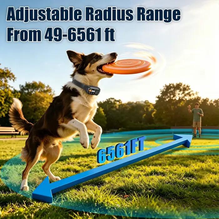 Système de clôture sans fil pour chien avec GPS