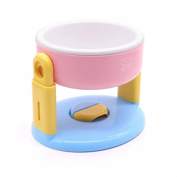 Bol d'alimentation pour animaux de compagnie de grande taille pour chats et chiens avec support détachable à hauteur