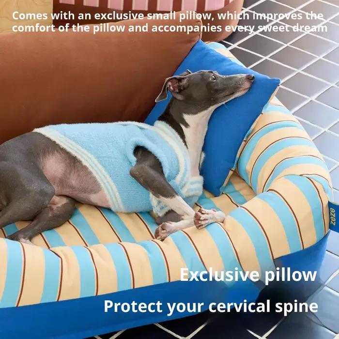 Lit pour chien chats chiot maison chenil pour chiens d'intérieur petit moyen chat canapé pour animaux de compagnie lit