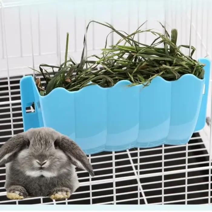 Petit animal de compagnie lapin foin mangeoire cochon d'inde support