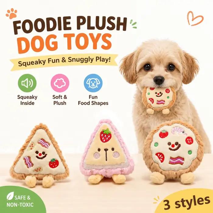 Jouets en peluche couineurs pour chiens