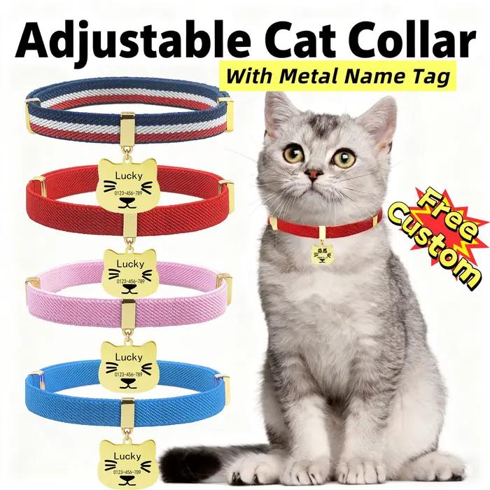 Collier de chat personnalisé mignon