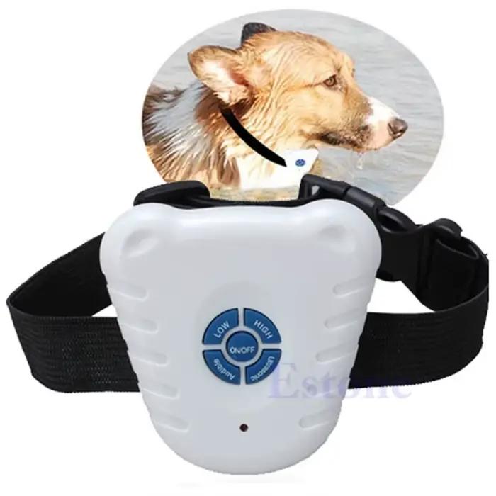 Collier de contrôle ultrasonique pour chien, anti-aboiement