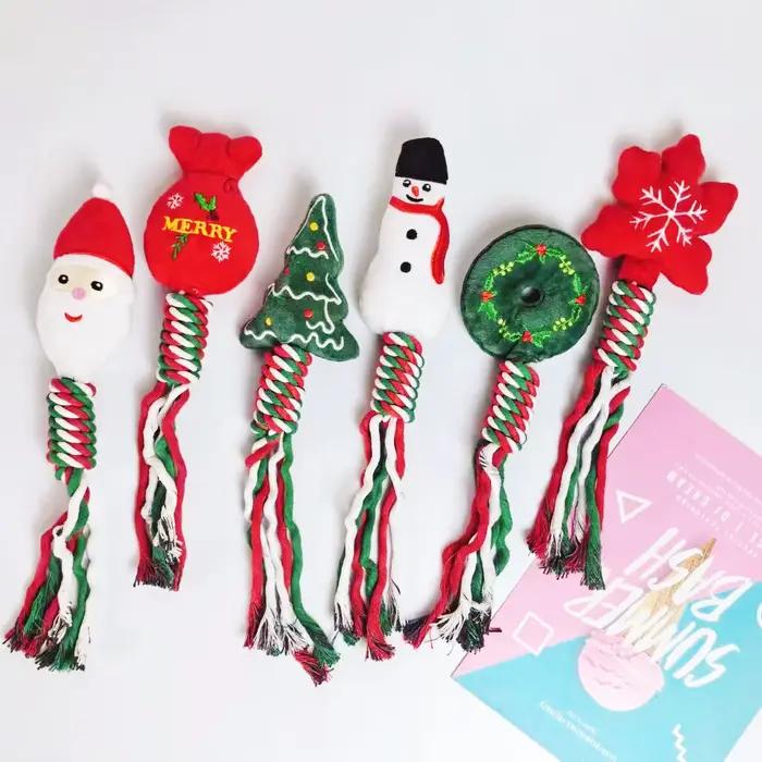 Jouet à mâcher de noël pour chien