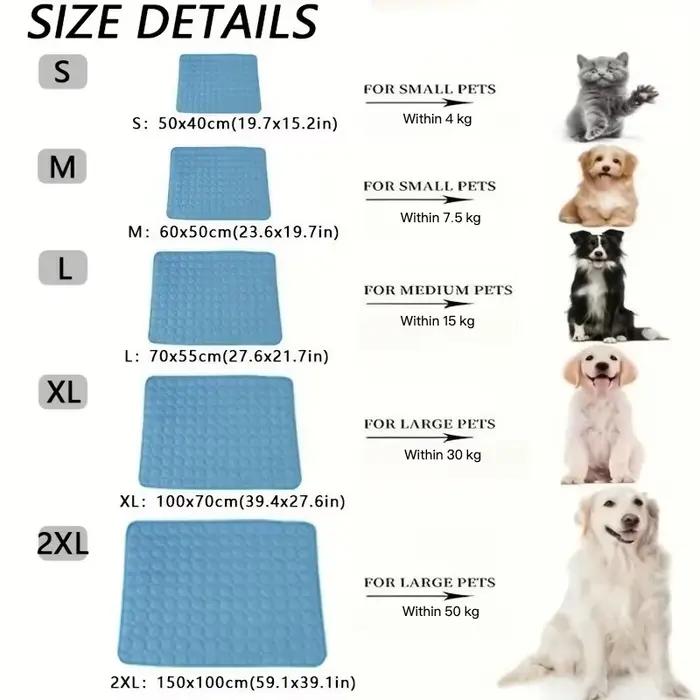Tapis rafraîchissant pour chien