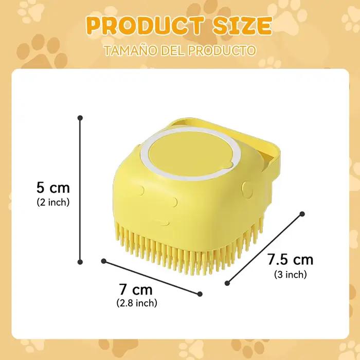 Brosse de bain en Silicone pour chien