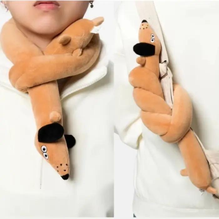 Jouet pour chien en forme de saucisse