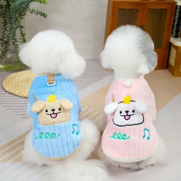 Manteau en peluche pour chien