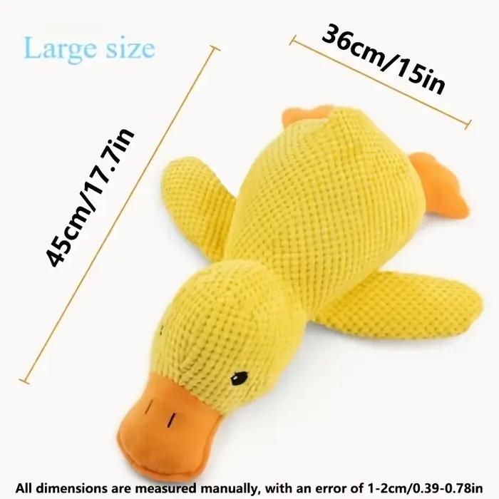 Jouets pour chiens, canards jaunes