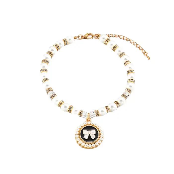 Collier de perles pour animaux de compagnie