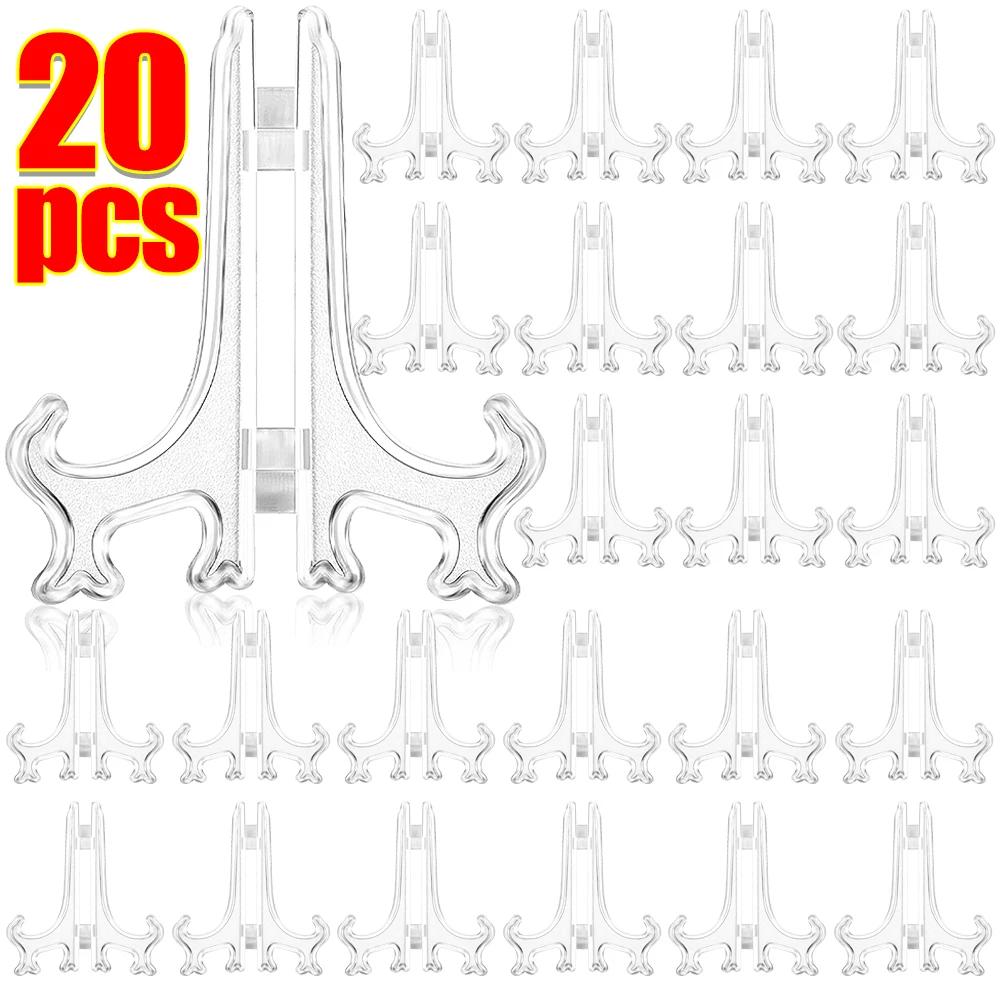 Chevalet supports plaque en plastique support photo chevalet support pour affichage cadre photo objets de collection bureau mariages décoration